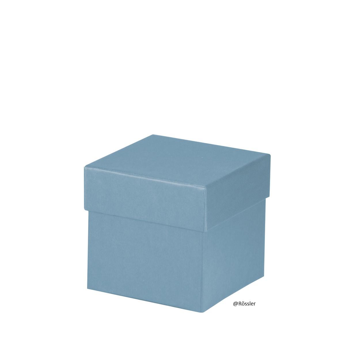 Geschenkschachtel 105x105x105 mm Denim